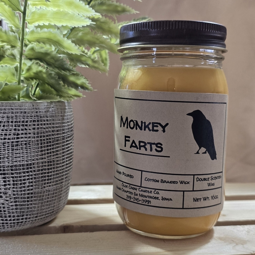 Monkey Farts candle by Olde Crow
